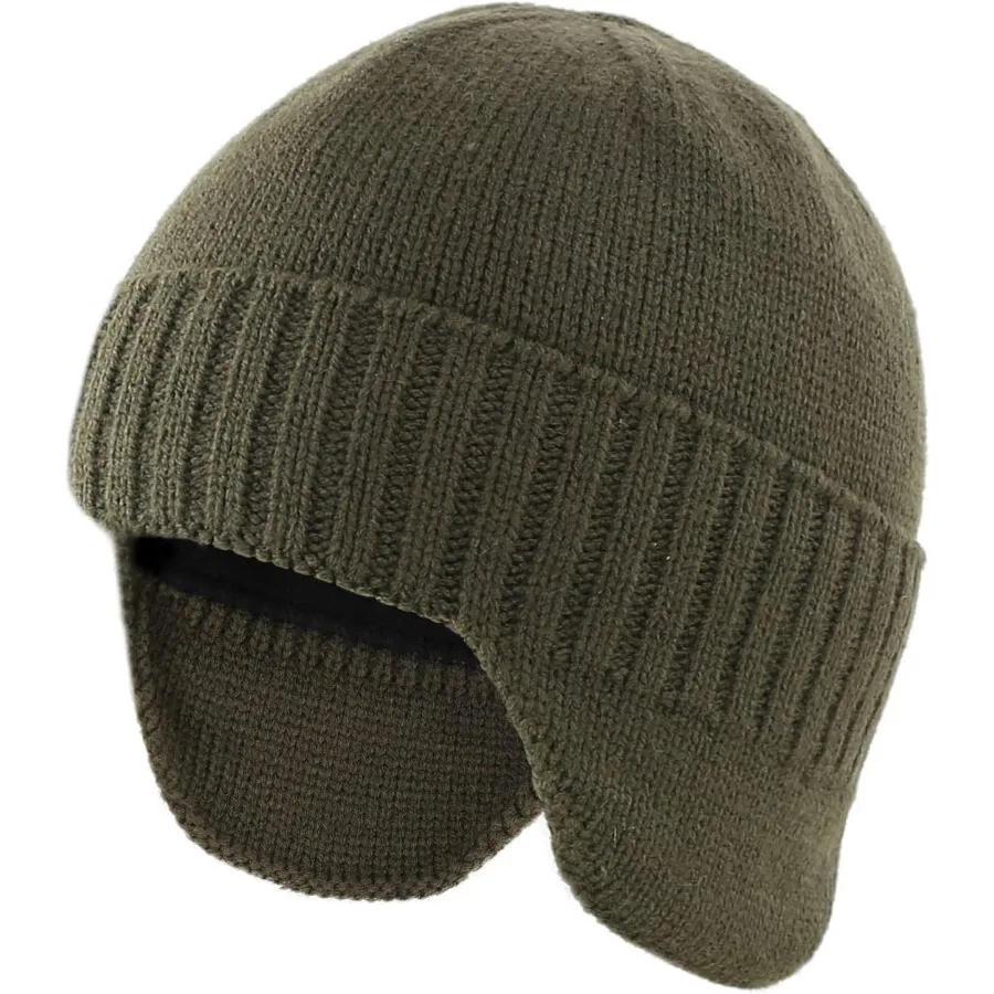 

Домашняя предпочтительная мужская зимняя шапка, вязаная шапка-ушанка, чулок, шапка-бини с ушками