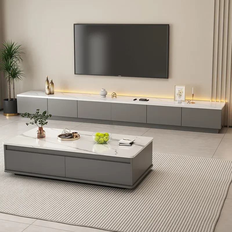for TV Cabinet Living Room Household Floor to Ceiling 2026 New Small Apartment Modern Simple Storage and Storage Integrated