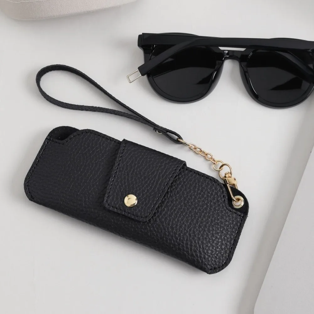 

Retro PU Leather Glasses Case Anti Pressure Convenient Protective Cover Spectacle Case Sunglasses