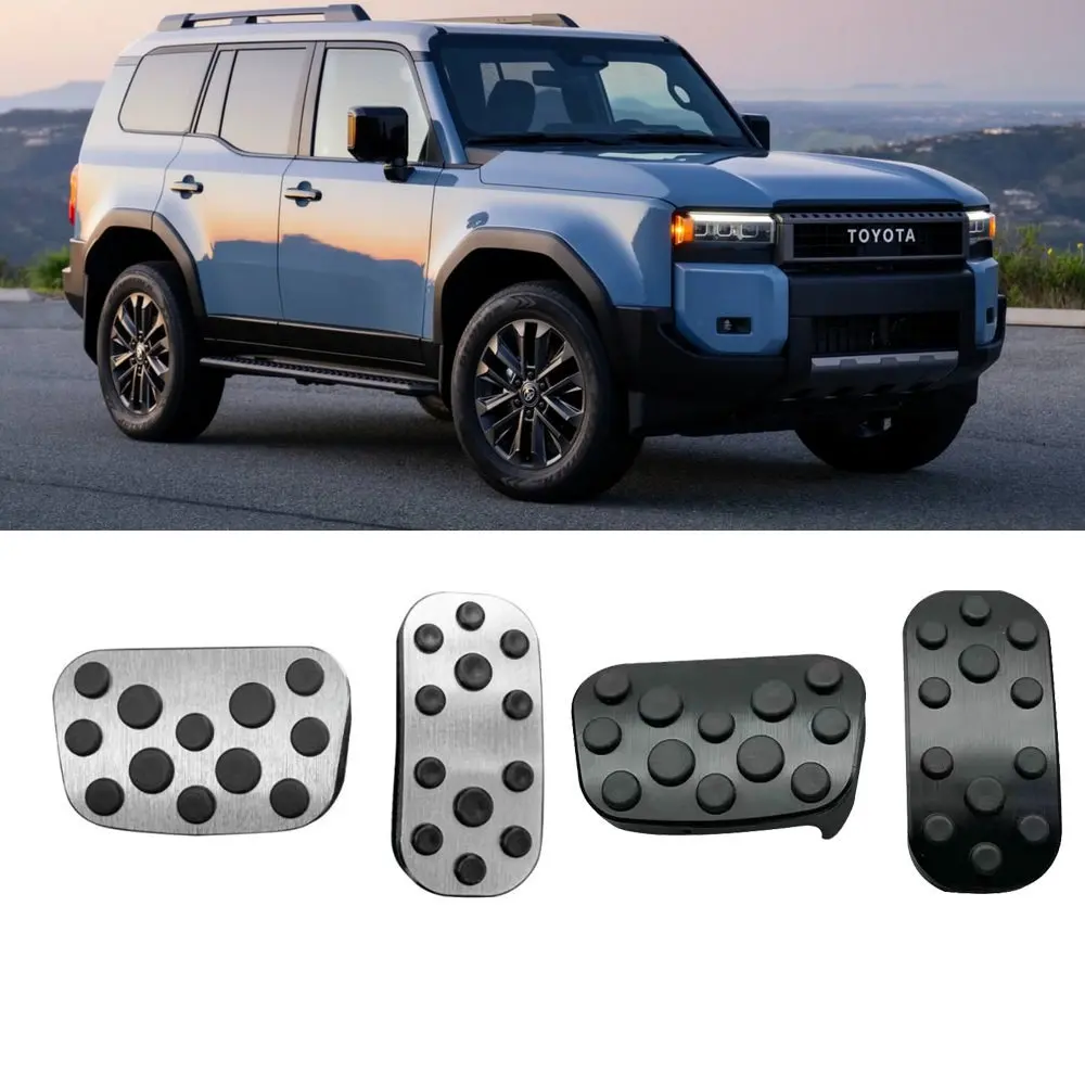 

For 2024 Toyota Land Cruiser LC250 Pedal Covers - Non-Slip Accelerator & Brake Pedal Pads Car Accessories