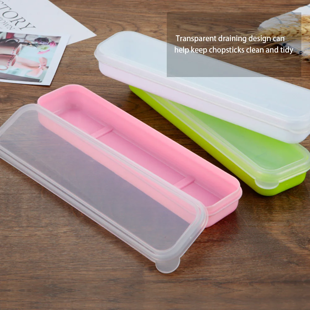 

8 шт. пластиковый контейнер для столовых приборов, прозрачный сливной дизайн, портативный органайзер для хранения, коробка для посуды, домашнего офиса
