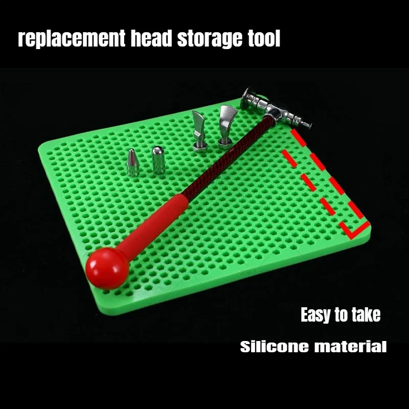Car repair head M8 threaded chuck replacement head storage plate organizer tool repair pen knock replacement head storage tool