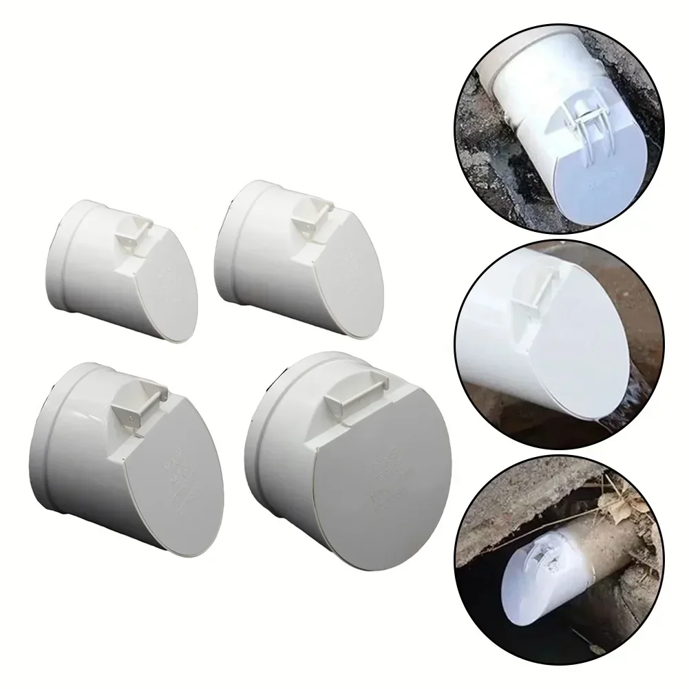 1pc coperchio del tubo di drenaggio 50-160mm tubo di drenaggio in PVC scarichi a pavimento chiusura automatica coperchio della valvola di spostamento accessori per la casa