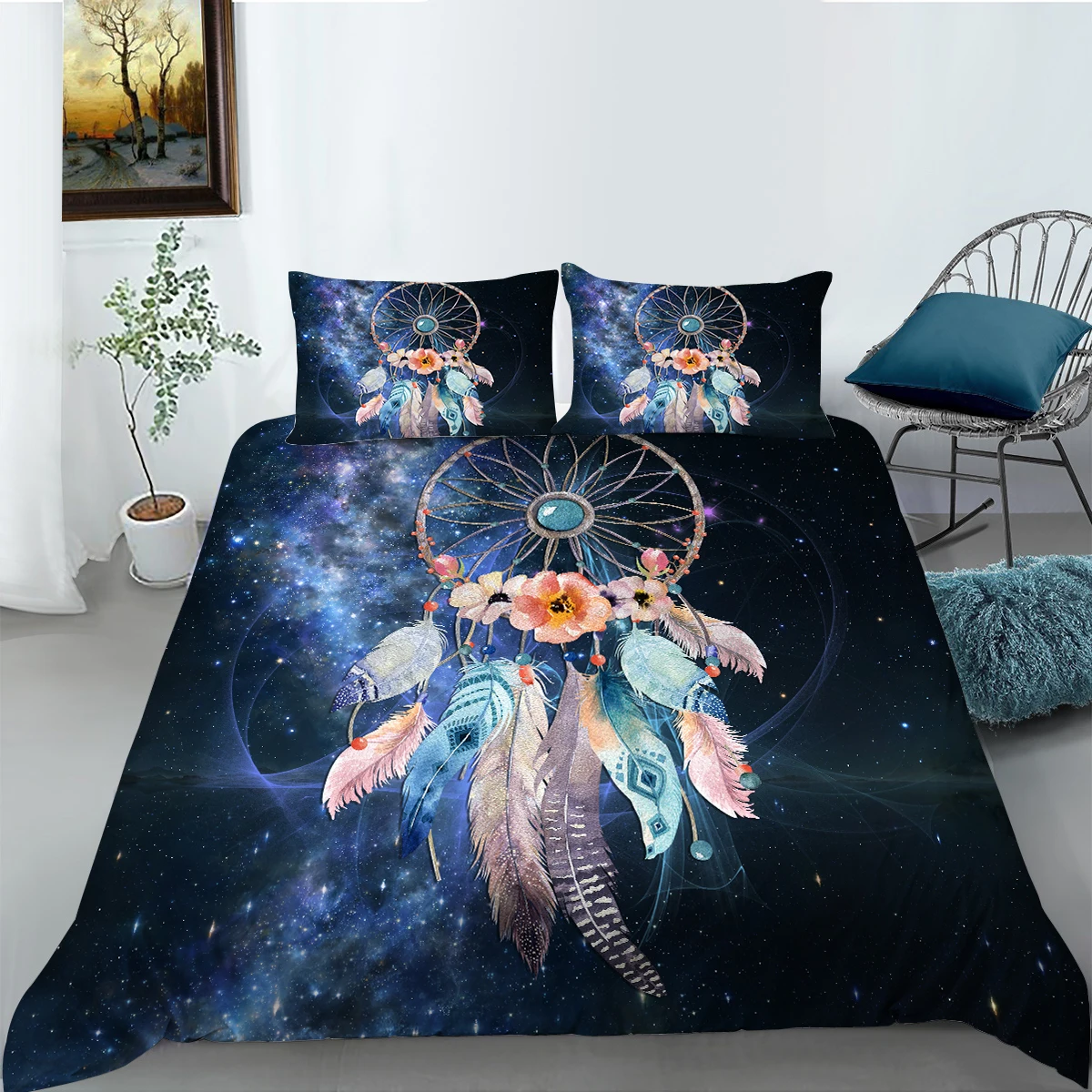 

Bedclothes Comforter Cover Set Bedding Set Duvet Cover 3D Quilt Cover Luxury Dream Catcher