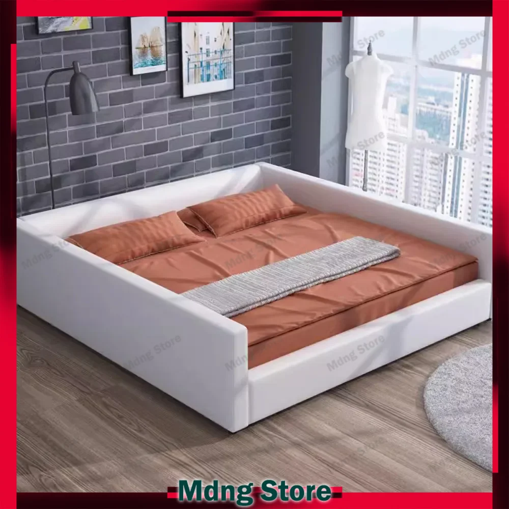 

Japanese Queen Beds Minimalist Aesthetic SleepingHeadboards Bed Modern Two Persons Muebles Para El Hogar Bedroom Decoration