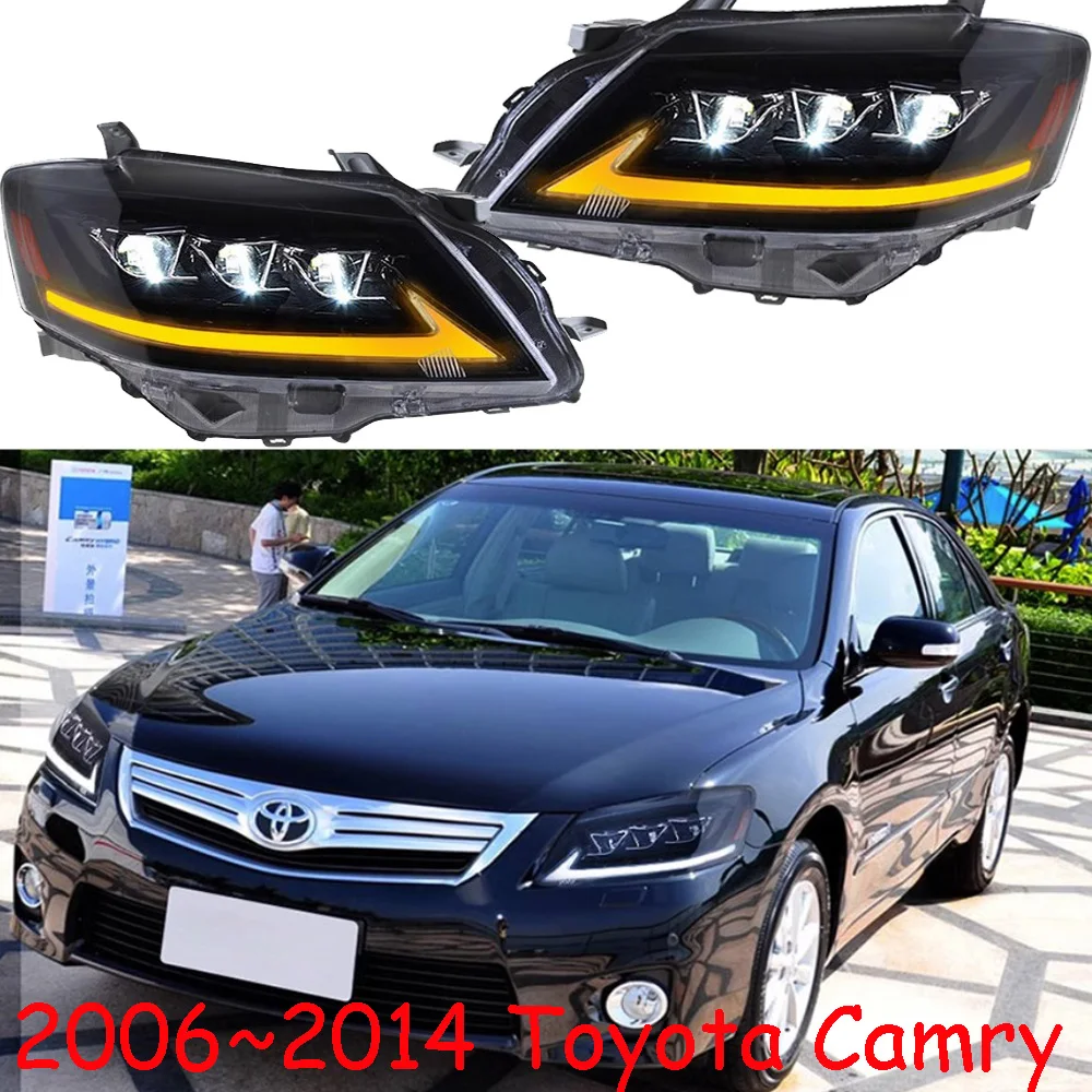 

car bumper aurion headlamp For Camry headlight ALL IN LED 2006~2014y car accessories head lamp for Toyota camry fog lamp