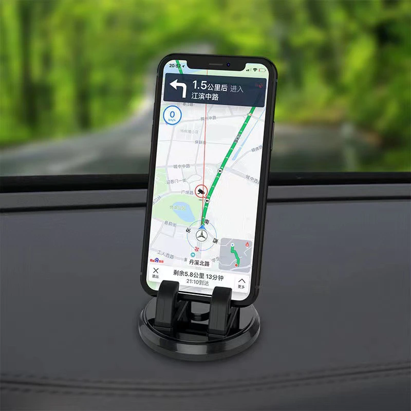 360° Rotatable Mobile Phone Holder Car Bracket GPS Navigation Car Mount Non-Slip Stand Support in Car Universal for All Phones
