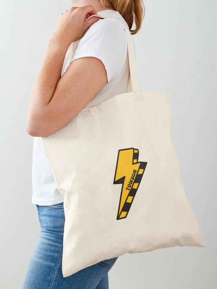 

Towson University Bolt Tote Bag Woman shopper bag tote bag men's great shopper bags
