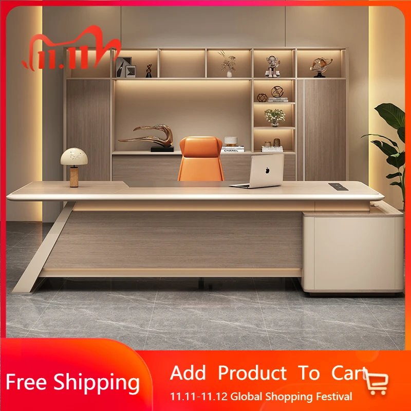 

Japanese High Quality Office Desk Executive Designer Conference Office Desk Work Aesthetic European Tavolino Unique Furniture