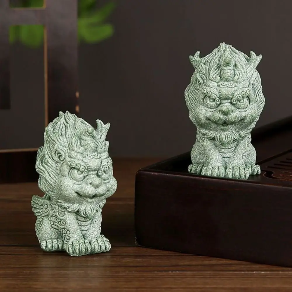 Micro Landscape Pixiu Ornaments Miniature Handmade Auspicious Beast Ornaments Fortune-attracting Tea Pet Figurines Garden