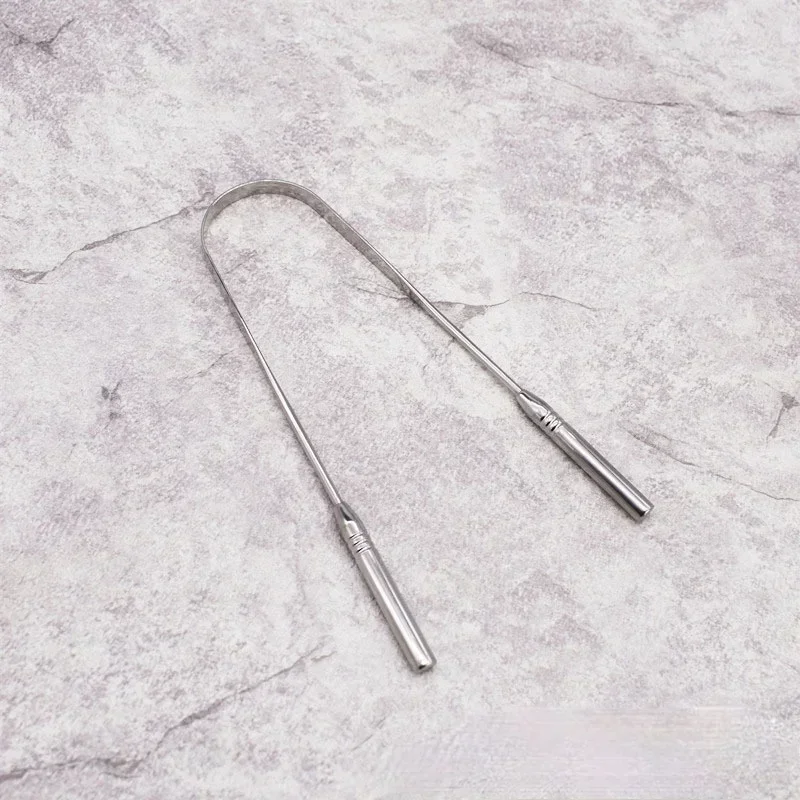

Tongue Scraper Cleaner, Toothbrush for Oral Hygiene Care, Fresh Breath Cleaning, High Quality Stainless Steel Coated