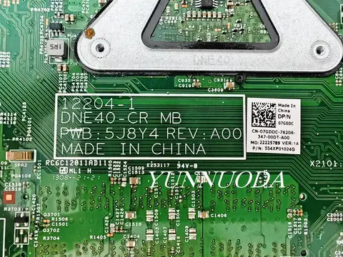 12204-1 Per Dell Inspiron 14R 5421 2421 3421 Scheda Madre Del Computer Portatile Con 1007U i3 i5 i7 CPU CN-05HG8X 07GDDC 0606R4 Testato Al 100%