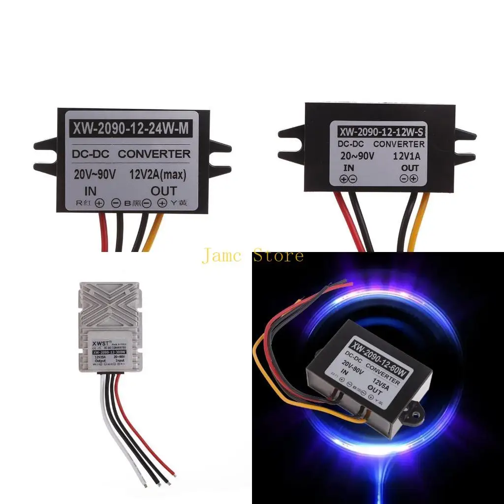 LX0B Professional 24V 36V 48V to 12V Converter IP68 Waterproof Reduction