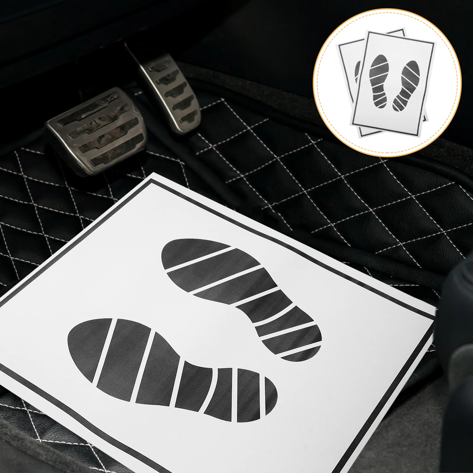 

25 pcs Disposable Auto Floor Protection Mat Portable Paper Floor Mats for Car car floor mat car floor protection mat