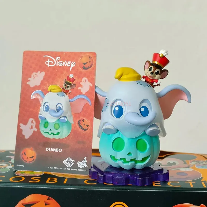 Disney mickey mouse e amigos abóbora série caixa cega kawaii dos desenhos animados ponto mickey figura halloween presentes de natal para crianças