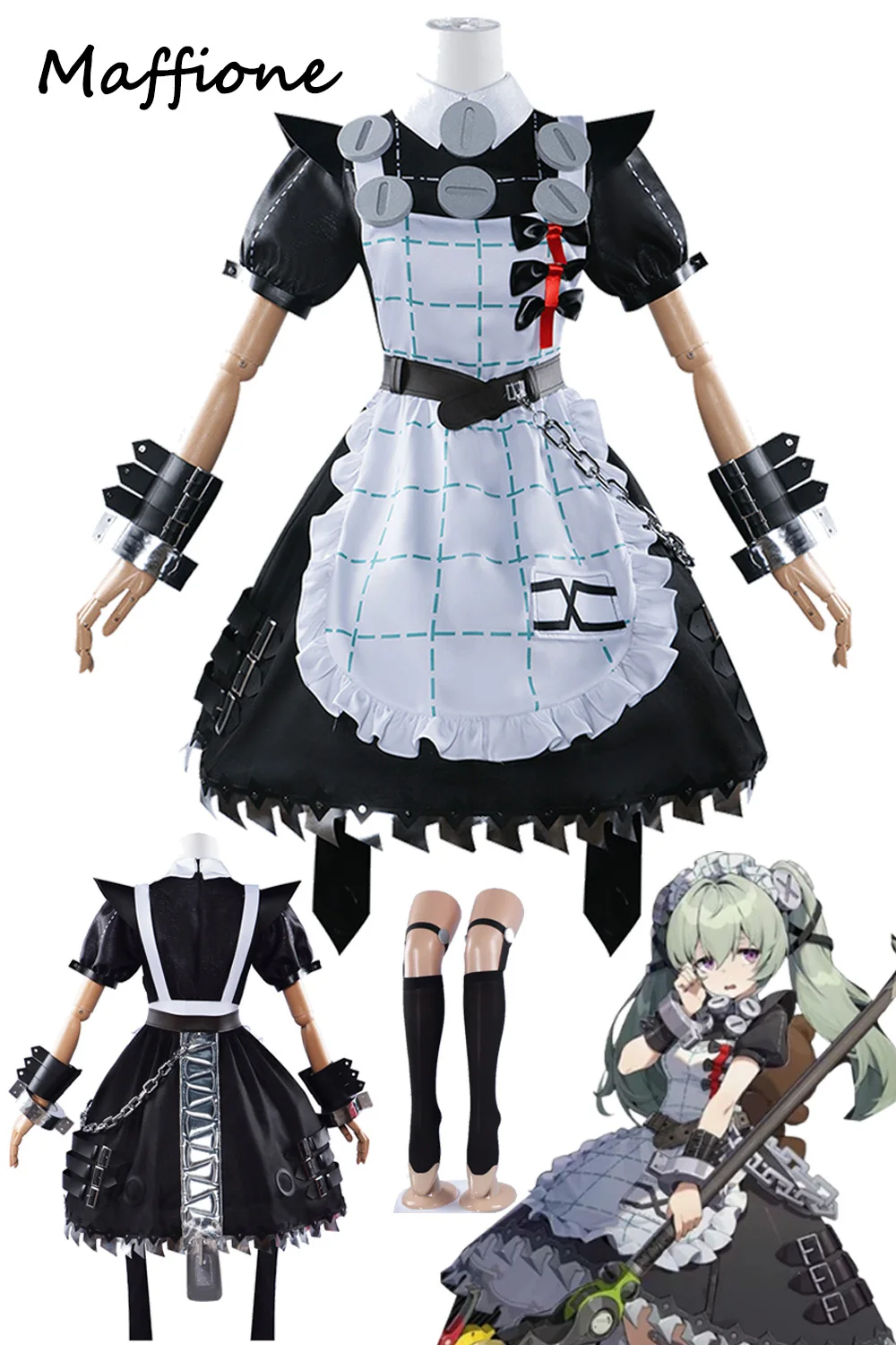 

Game Zenless Zone Zero Corin Wickes Cosplay Maid Dress Costume Anime Girls Roleplay Lolita Dress Outfits Women Halloween Suits