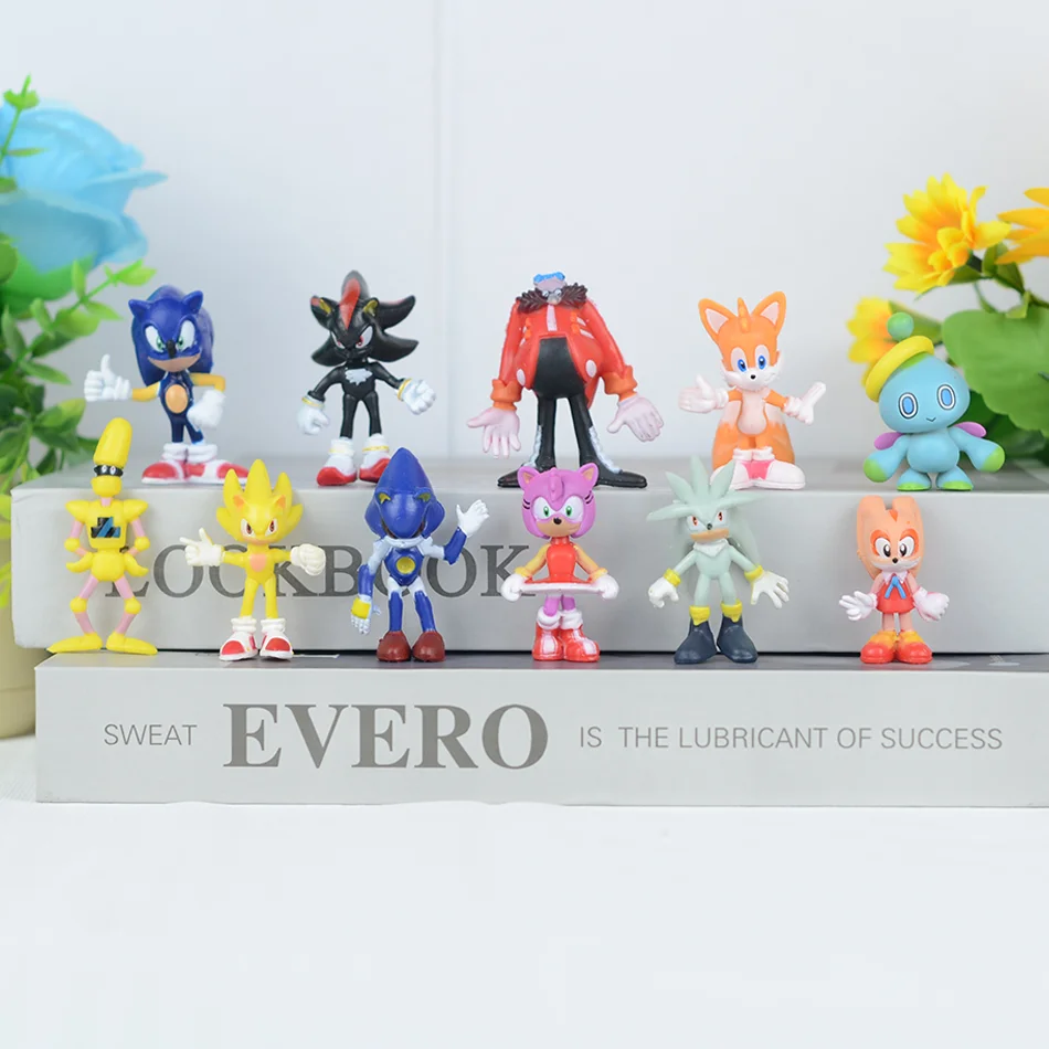 جديد Sonices الظل لعبة شخصية عمل دمية أنيمي القنفذ الشكل الأسرع من الصوت ماوس زخرفة عيد ميلاد الأطفال هدية الكريسماس #4