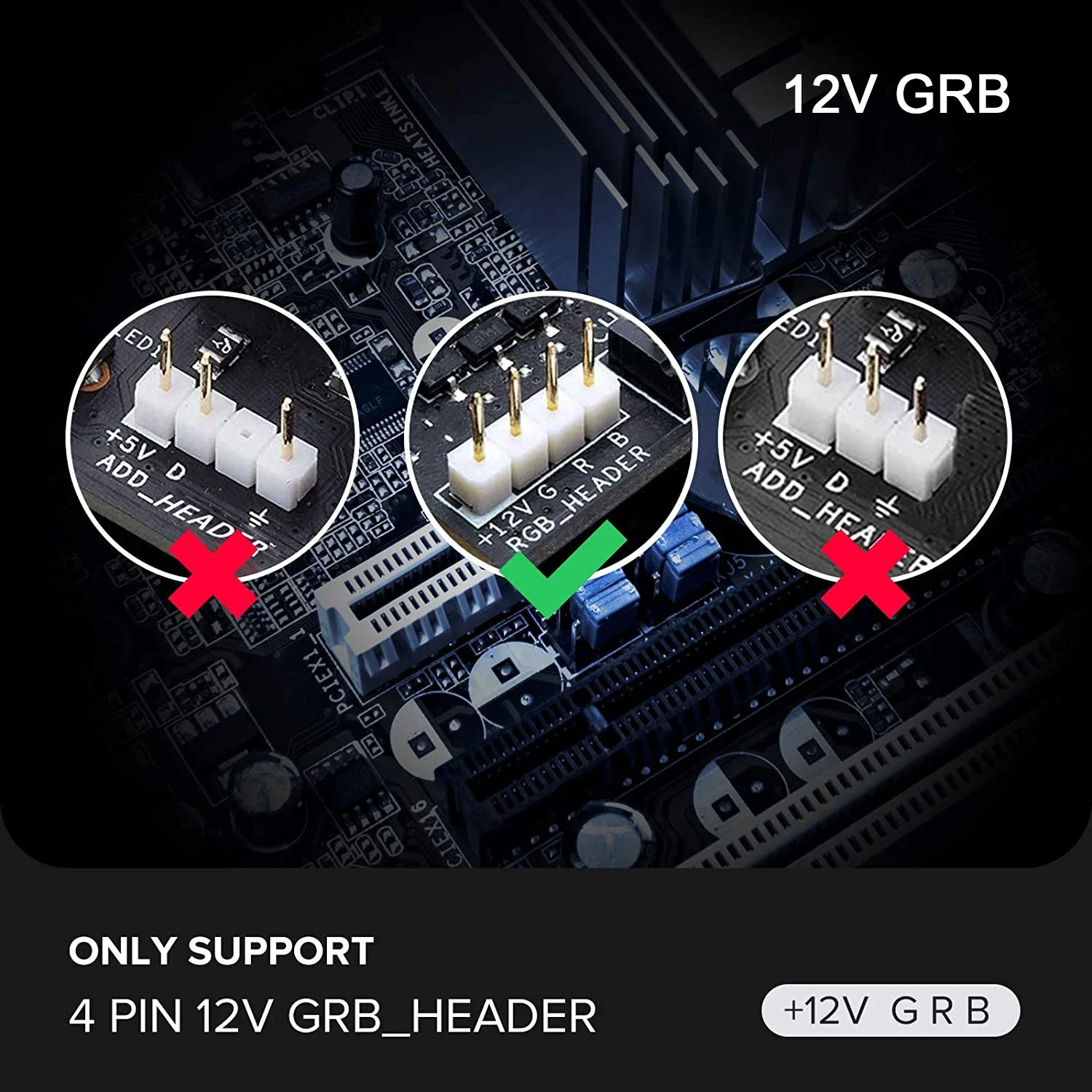 Tira de luz LED Digital arcoíris direccionable, 5050 RGB, WS2812b para 5V, 3 pines, 12V, 4 pines, ARGB, PC, Asus Aura Sync Fusion MSI Mystic