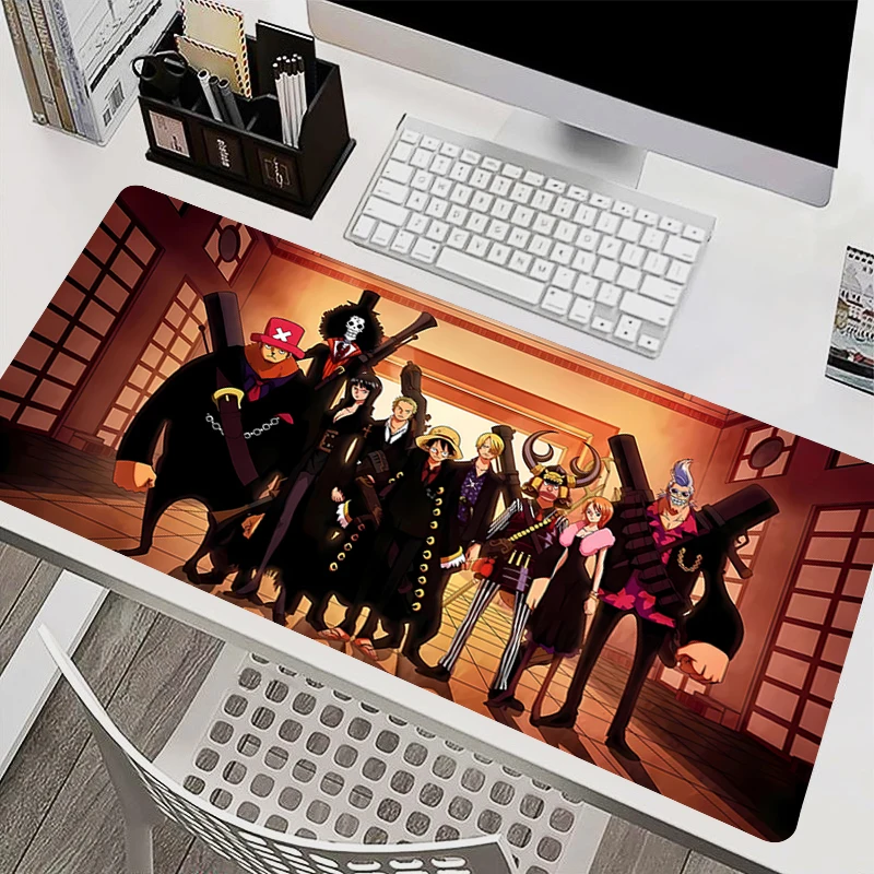 

Mouse Pad PC Accessories Keyboard Pad Office Desk Mat Anti Slip Cartoon Mousepad Rubber Tablet Pad One Piece Gaming Extended Pad