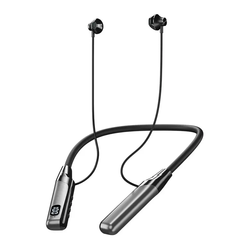 Bluetooth Neck-Worn Earbuds 5.3 Wireless Noise Cancellation Ultra Long Battery Life Compatible with Apple Huawei view 5