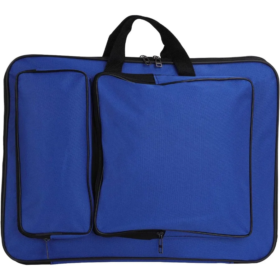 กระเป๋าใส่ผลงานศิลปะกันน้ำสำหรับงานศิลปะขนาด A3 กระเป๋าใส่กระดานวาดภาพแบบพกพาพร้อมช่องภายในสำหรับใส่สมุดสเก็ตช์