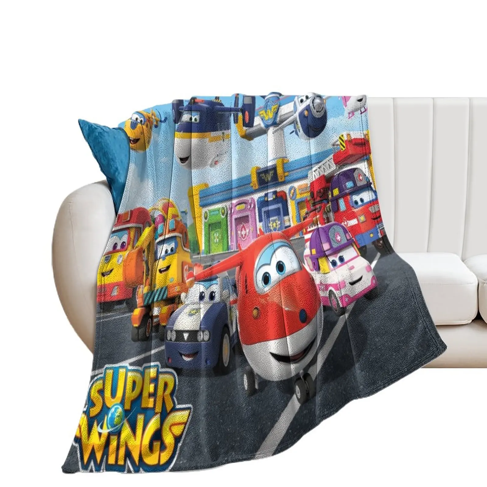 

Super Wings Throw Blanket Decorative Sofa sofa bed Comforter Weighted Blankets