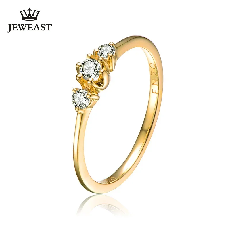 

Natural topaz 18K Pure Gold 2025 New Hot Selling Top Ring Women Heart Shape Ring For Ladies Woman Genuine Jewelry