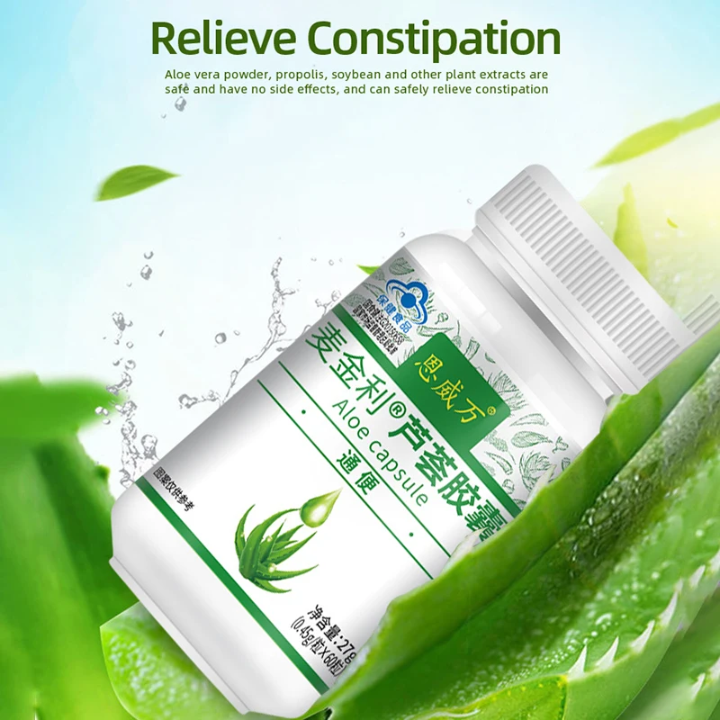 Colon Cleanser Detox for Flush - Aloe Vera Softgel Capsules , Supports Digestive Health