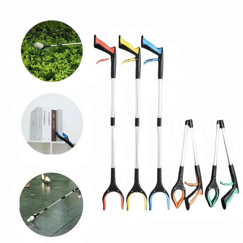 Foldable Gripper Extender Hand Tools Portable Garbage Grabber Pick Up Tools Household Cleaning Sanitation Tongs Sanitation Tools