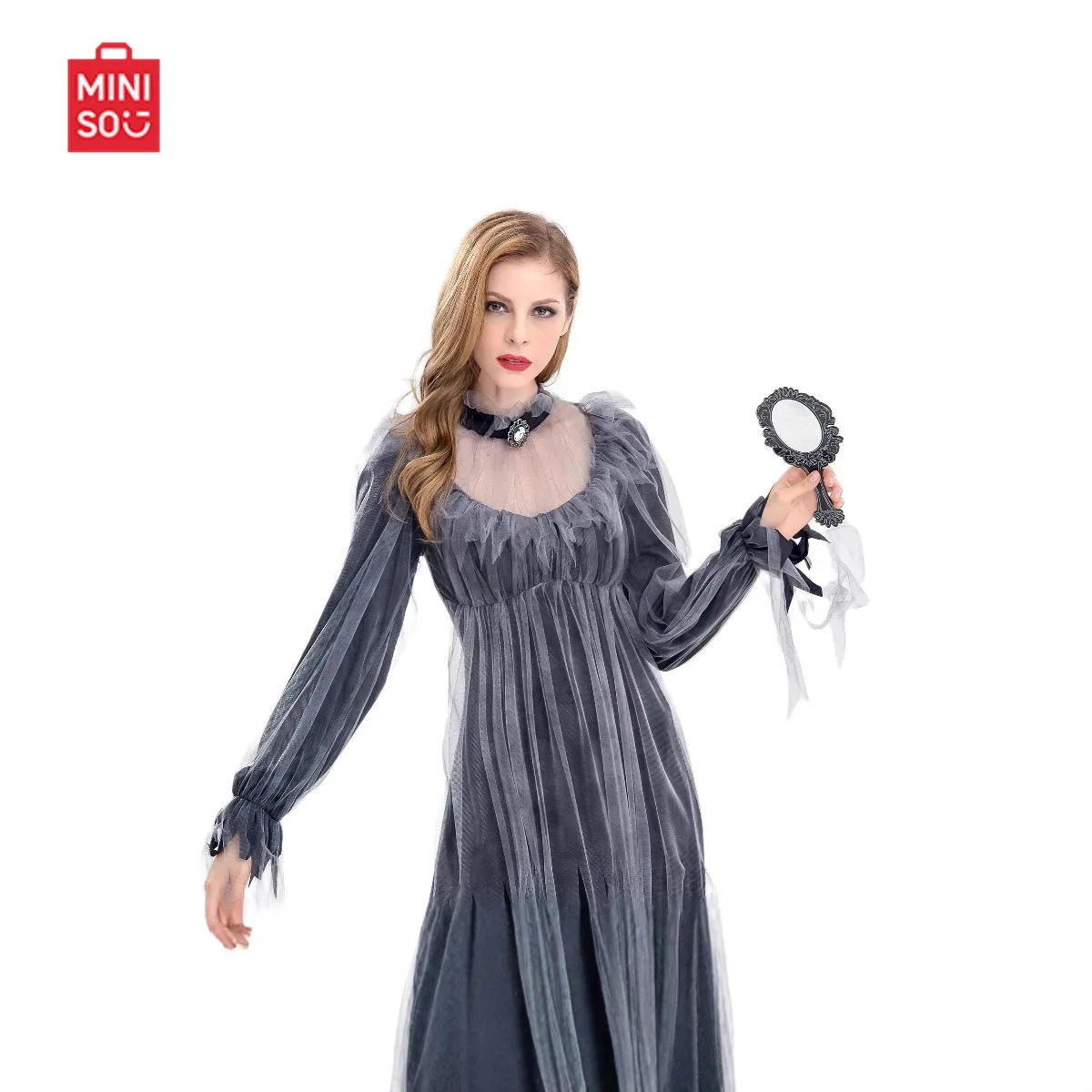 MINISO déguisement d'halloween Cos Costume Zombie Vampire démon Costume Bar fête fantôme foncé