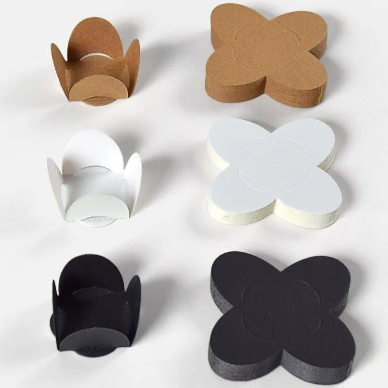 Plateau à chocolat pliable en papier, 10/50/100 pièces, plateau de cuisson, boîte en papier pour gâteaux, biscuits, boîte cadeau d'anniversaire pour enfant, grille