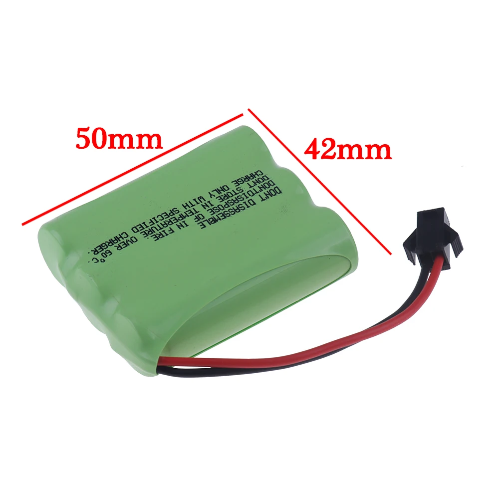 3.6V/4.8V/6V/7.2V/8.4V/9.6V 4500mah NI-MH akumulator AA do zdalnie sterowanych zabawek elektryczny samochód Volt części SM wtyczka