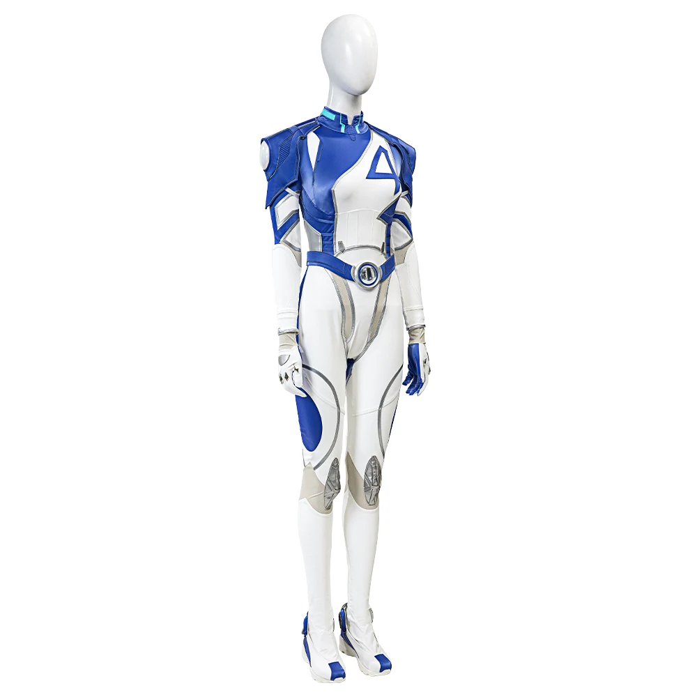 Susan Storm onzichtbaar cosplay kostuum Fantastische 4-Halloween carnaval feestoutfit