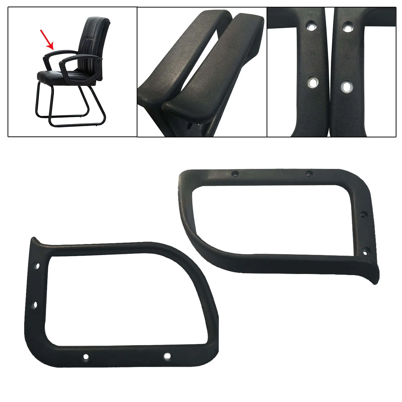 Durable Armrest Pads for Office Chair Replacement Easy Clean Cushion for Arm Chair and Bar Height Chair with Arm