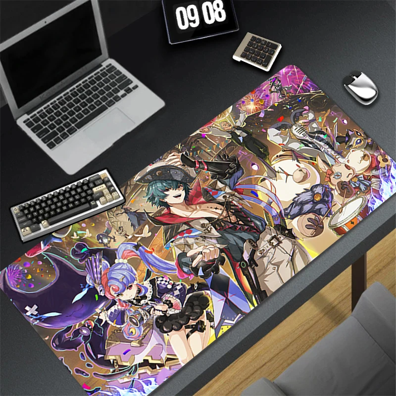 منصات الماوس حصيرة مكتبية حامي الألعاب Wuthering Waves Brant Mousepad مكتب ديكور للطاولات لوحة المفاتيح لوحة طويلة ألعاب الكمبيوتر الحصير