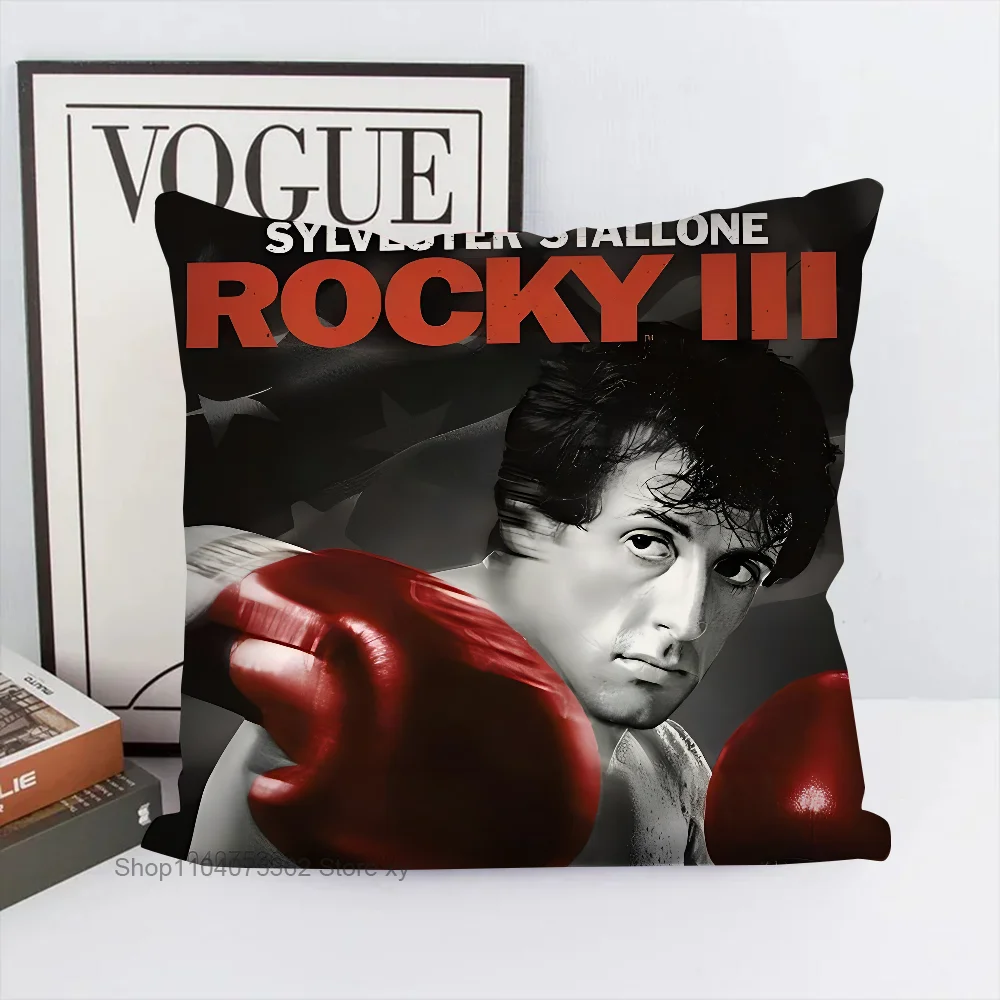 Rocky B-Balboa Boxing Fitness Pillow Case Square Pillow Bedroom Sofa Leisure Comfort Cushion Car Living Room Home Decoration