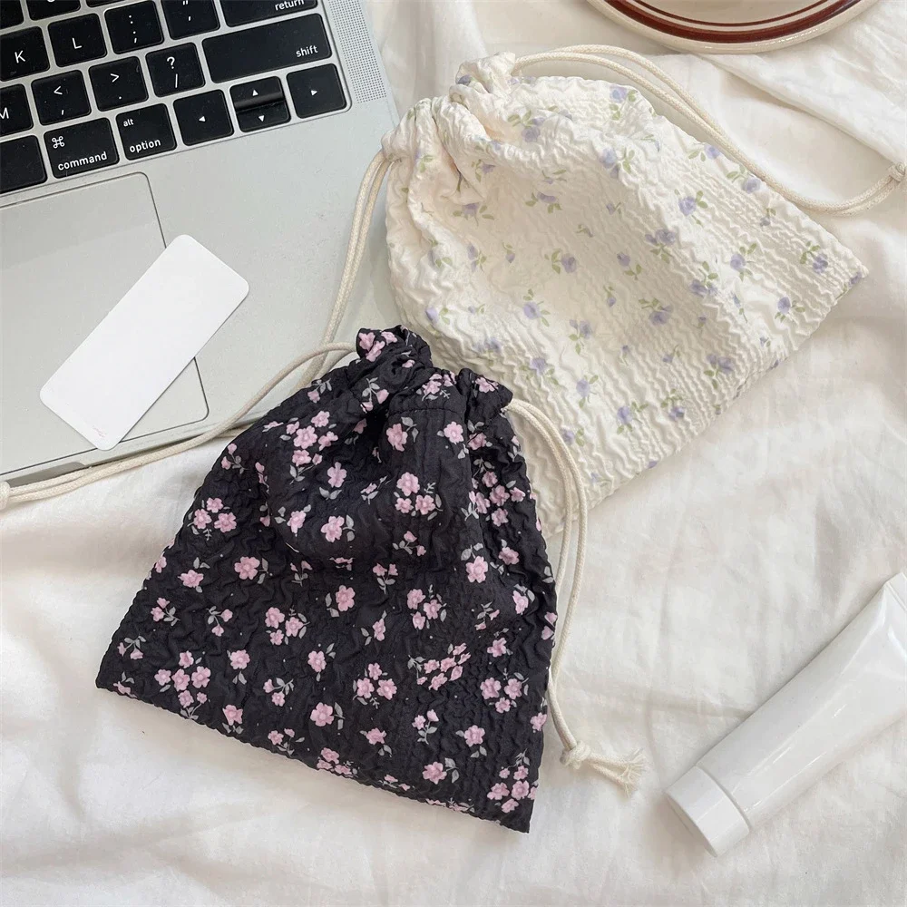 

Cute Bear Cartoon Drawstring Bags Women Drawstring Packaging Pocket Cosmetic Bag Makeup Bag Large Capacity Coin Purse Coin Pouch