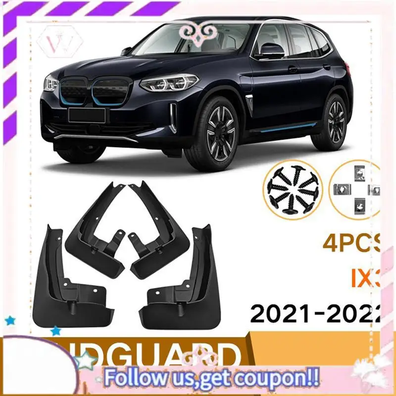 

Portable Car Mudflaps For -BMW IX3 G08 2020 2021 2022 Mudguards Fender Flap Splash Guards Cover Mud Car Wheel Accessories