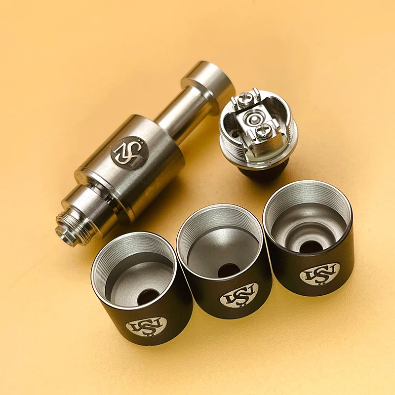 DSX Kayfun-BB RBA Bridge SION Synchronization, 14mm Air Flow Control, SXK Billet Box Mod Vape, Reflowable MTL Boro, Précieux Accessoire