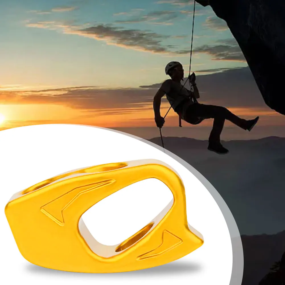 

Rock Climbing Arrestor Ascender Ergonomic Handle Rope Grab Falling Arrestor Aluminum Alloy Auto Lock Retarder for 9-12mm Ropes