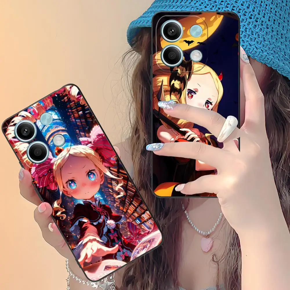 حافظة هاتف محمول ReZero Beatrice لهاتف Xiaomi Redmi Note 14 13 12 11 S Pro Plus 4G 5G غطاء طباعة ملون هاتف ذكي جميل #4