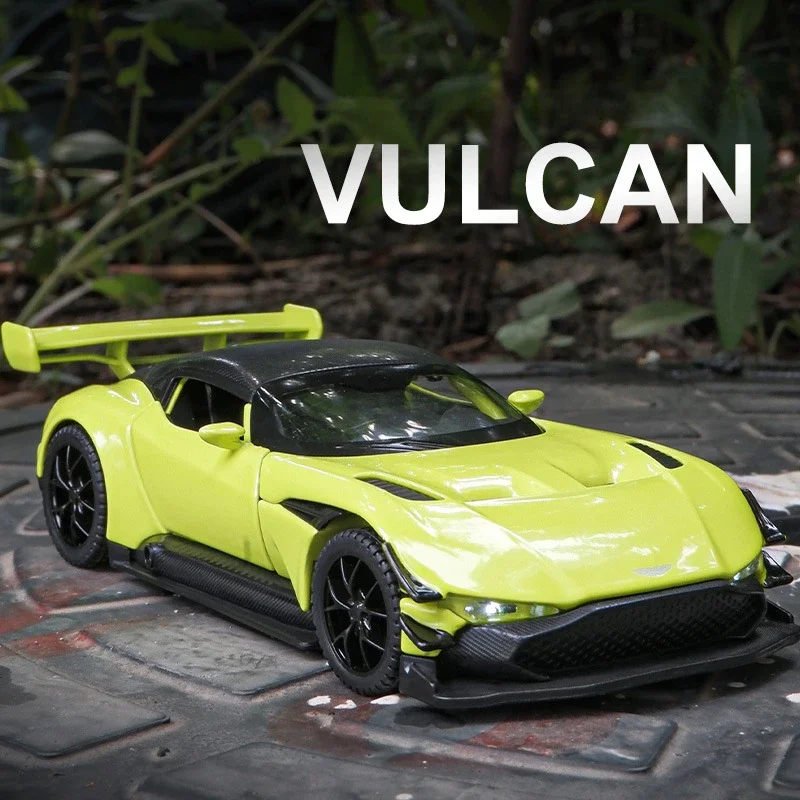 

Diecast 1:32 Aston Martin Vulcan Car Model Simulation Alloy Vehidles Children's Toy Car Gift with Sound Light Miniature Voiture