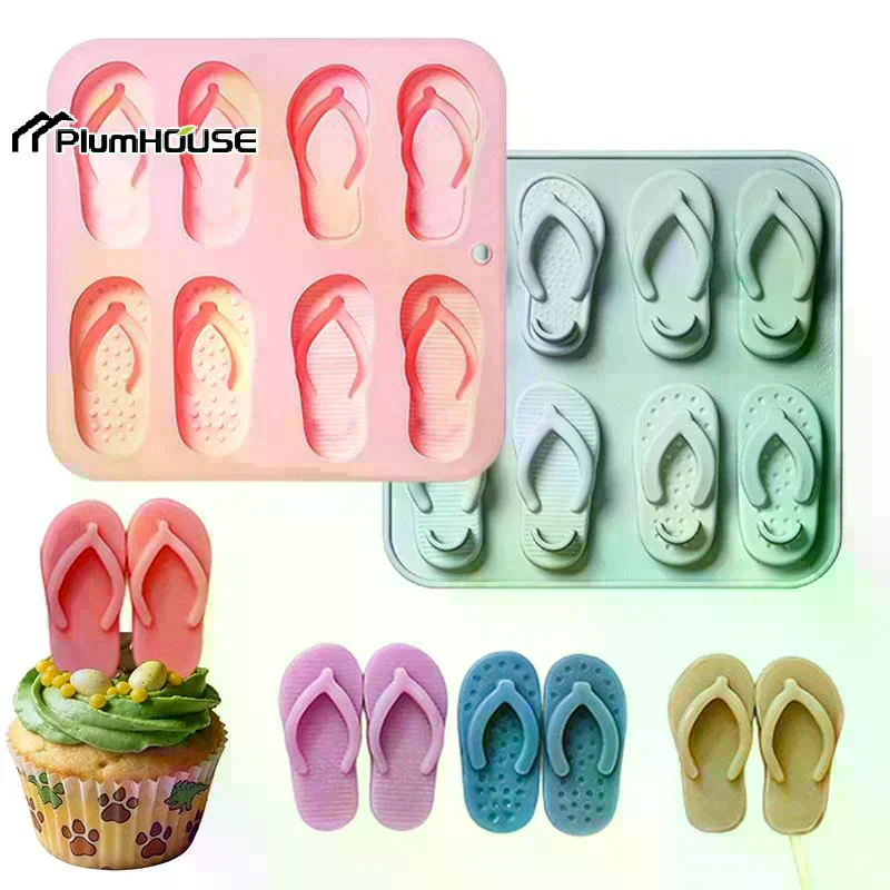 Beach Shoes Silicone Mold Summ - Silicone Mold Tray recension och pris