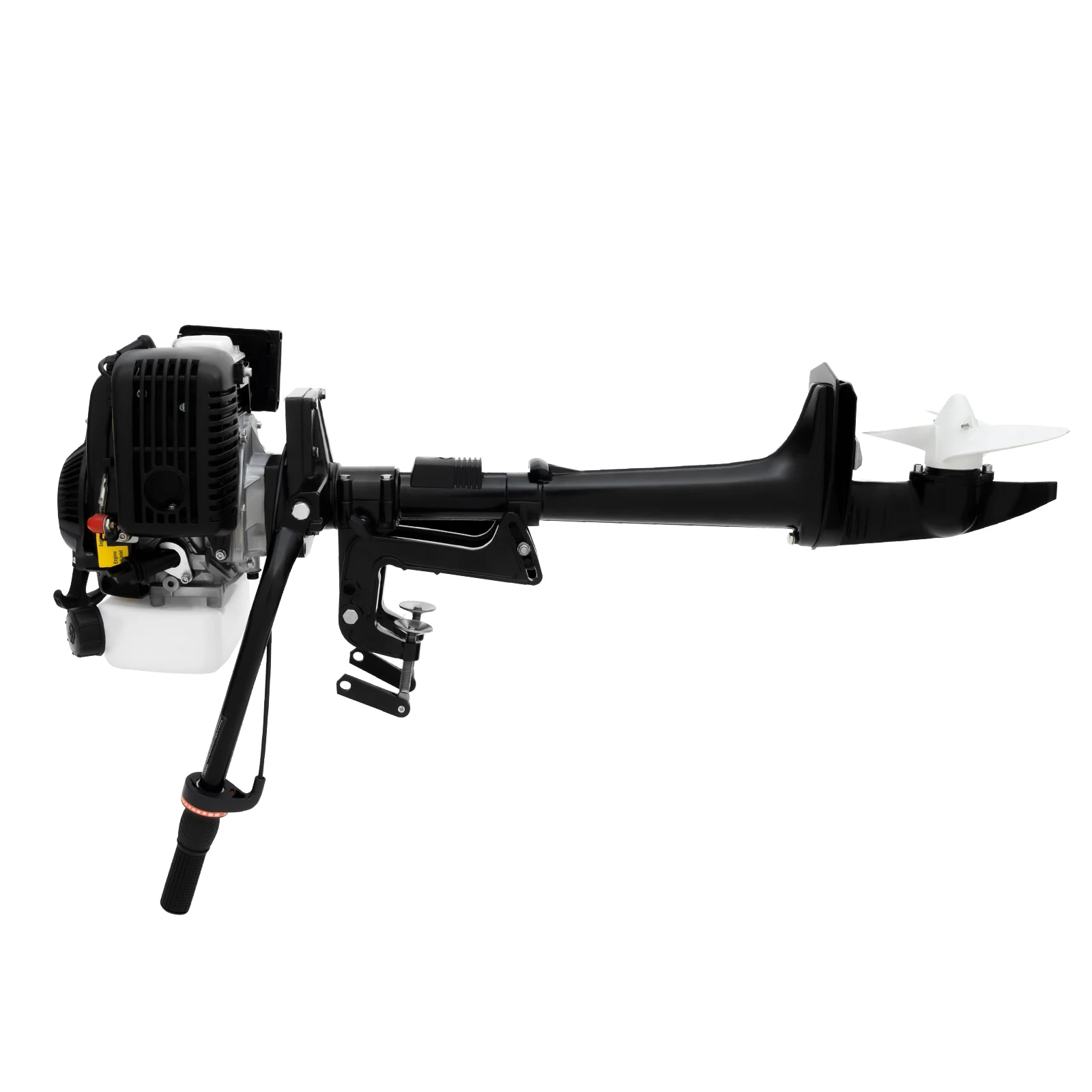 4-السكتة الدماغية 4 Hp محرك خارجي يعمل بالبنزين 55cc مولد قارب الصيد 5500 دورة في الدقيقة ث/CDI نظام الإشعال ونظام تبريد الهواء