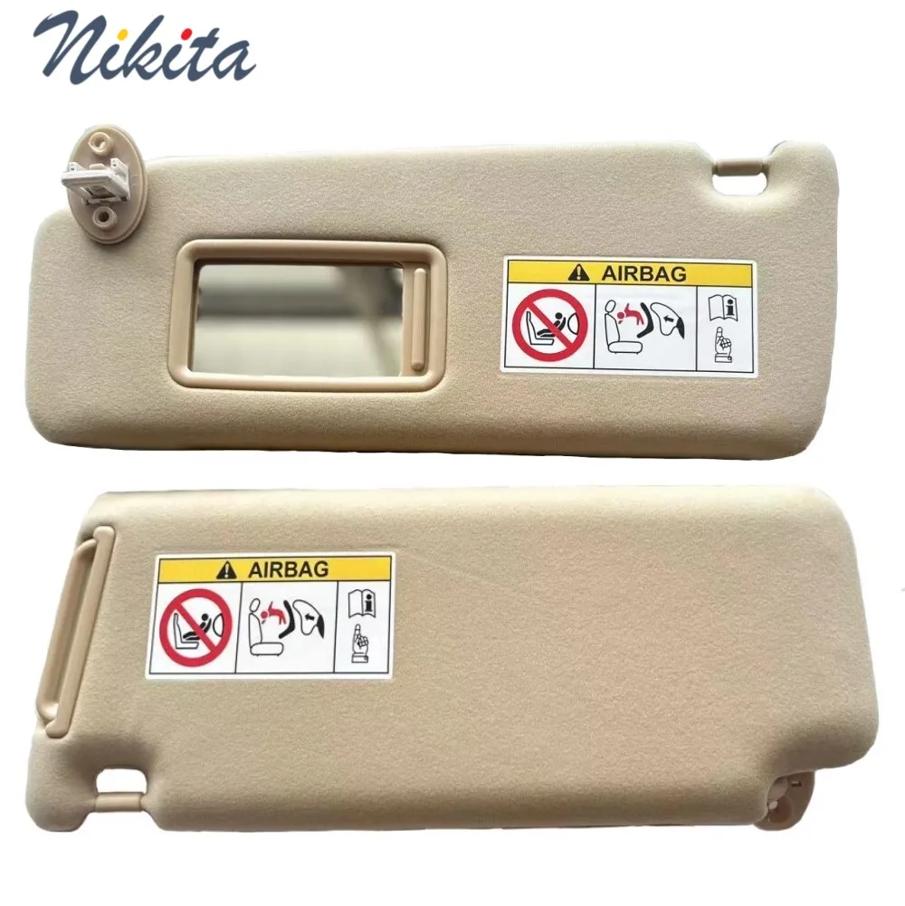 

1Pc For Toyota Land Cruiser Prado KDJ155 KDJ150 2009-2023 Sun Visor Beige Left Side Right Side Driver Side Passenger Side J15