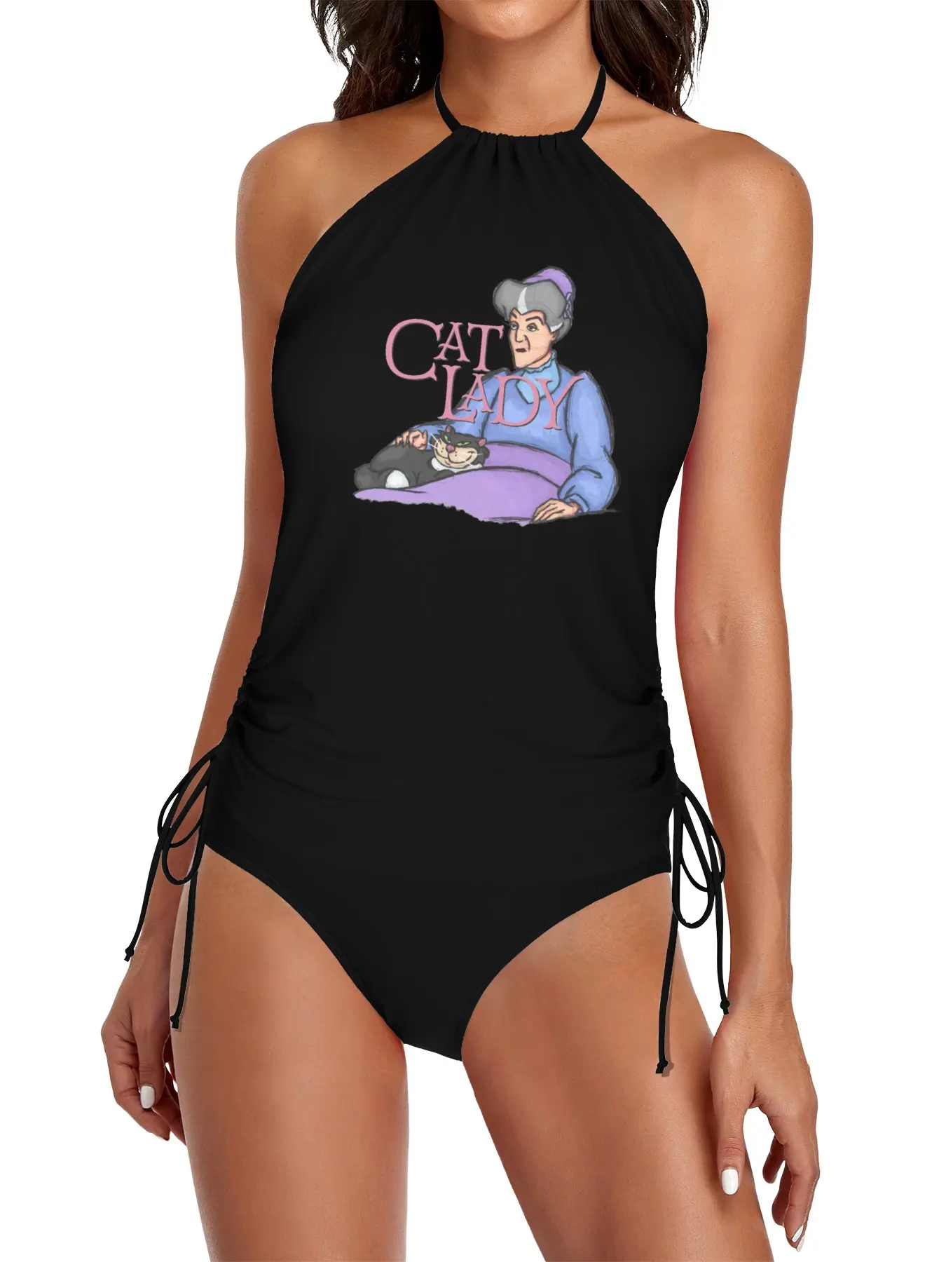

Cat Lady Split Swimsuit Set swimsuit 2025 female swimsuit 2025 Women bikini costumes woman