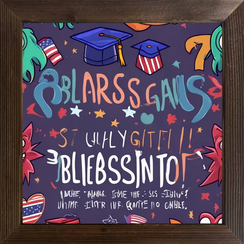 Christmas and Love Elements Cartoon Style American Print Oil Painting Waterproof Suitable for Stores, Room Decoration Items