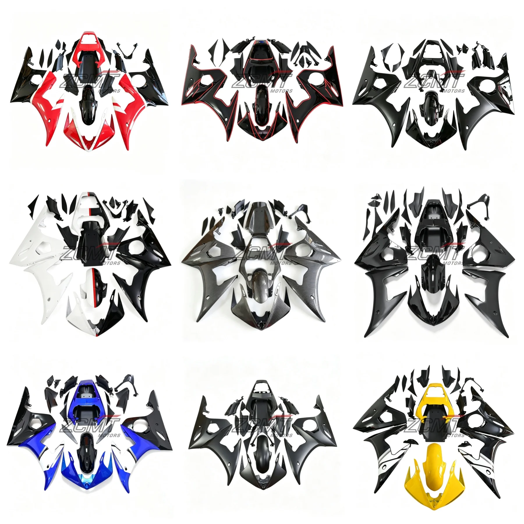 Body Parts for YAMAHA r6 R6 Fairings Sets 03 04 05 FOR YZF R6 2003 2004 2005 Custom Fairing kits Accessories