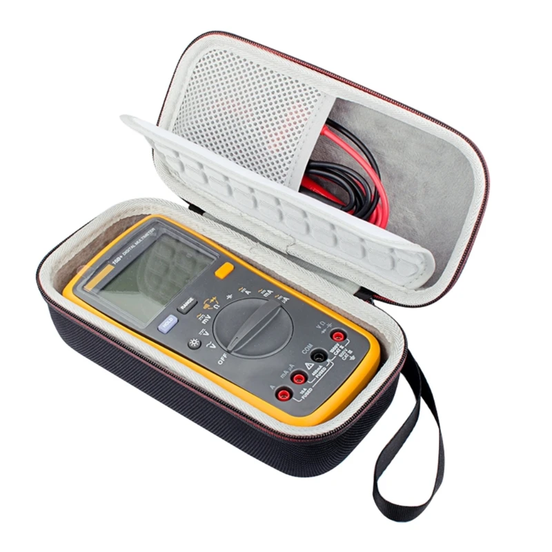 Storage Bag Protective Cover for Fluke F101 F106 F107/Fluke F15B+ F17B+ F18B+ Digital Multimeter Shockproof EVA Organizer Case