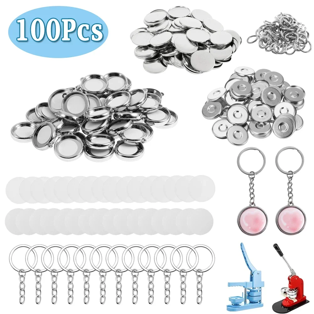 100-pezzi-forniture-per-creazione-portachiavi-portachiavi-in-metallo-bifacciale-per-macchina-badge-da-25mm-32mm-37mm-regalo-fai-da-te